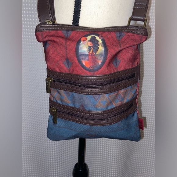 Women’s KETTO fabric crossbody bag - Picture 3 of 12